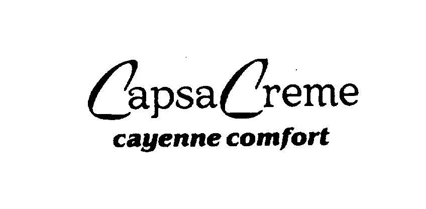  CAPSA CREME CAYENNE COMFORT