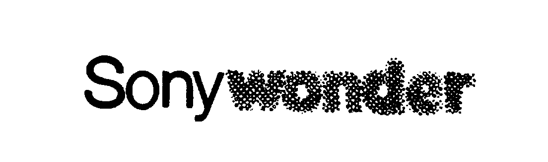 Trademark Logo SONY WONDER