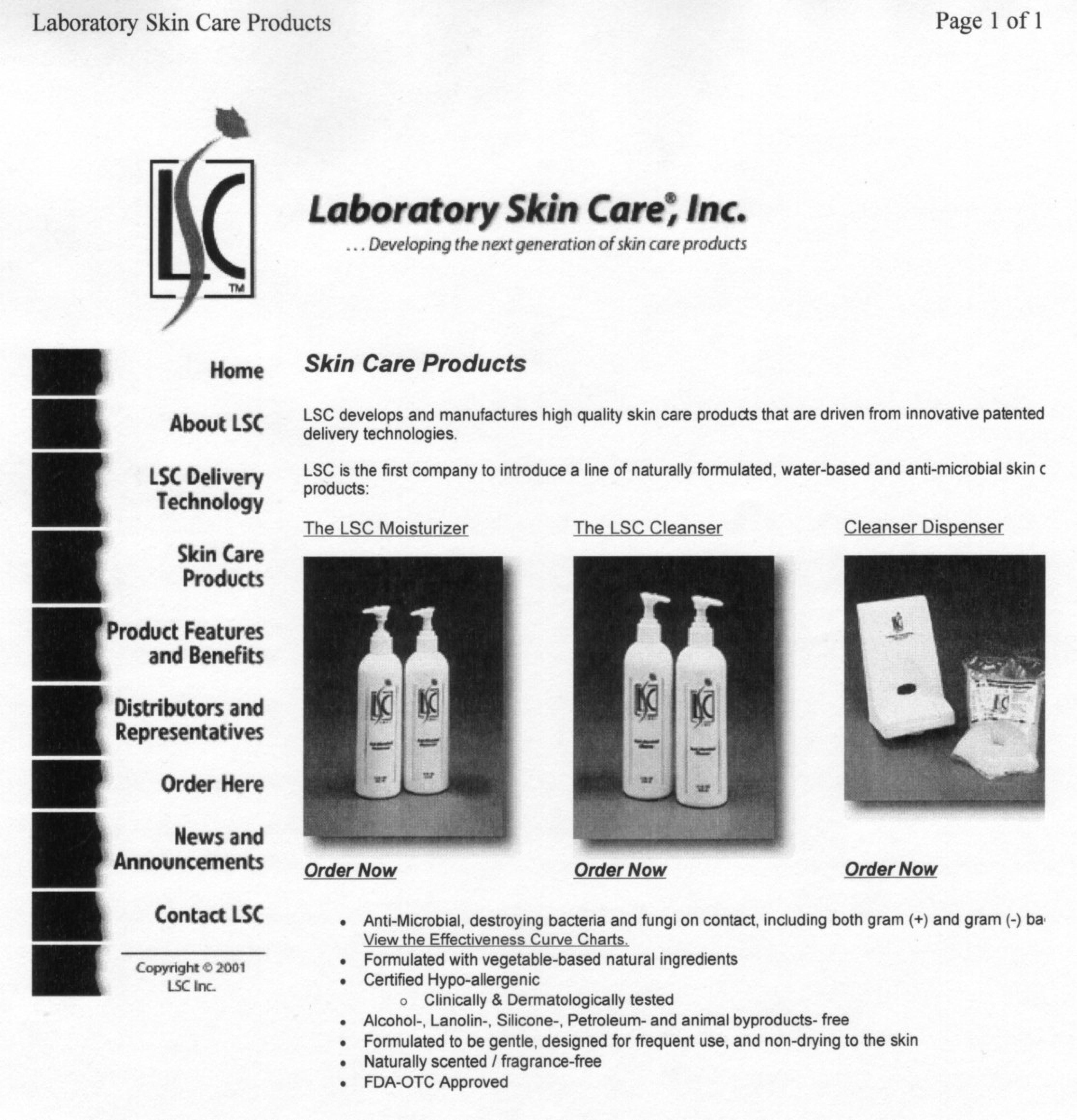  LABORATORY SKIN CARE