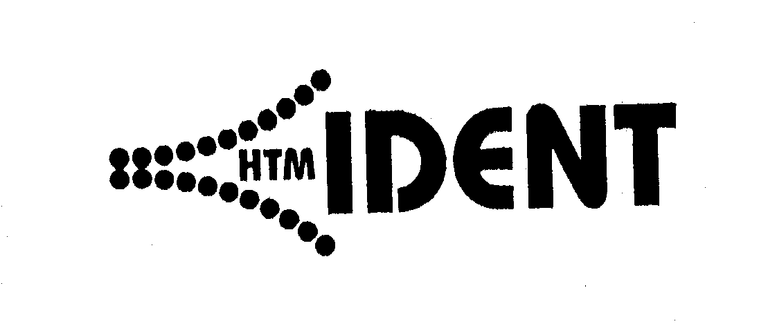 Trademark Logo HTM IDENT