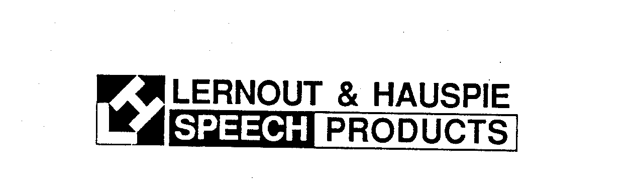  LH LERNOUT &amp; HAUSPIE SPEECH PRODUCTS