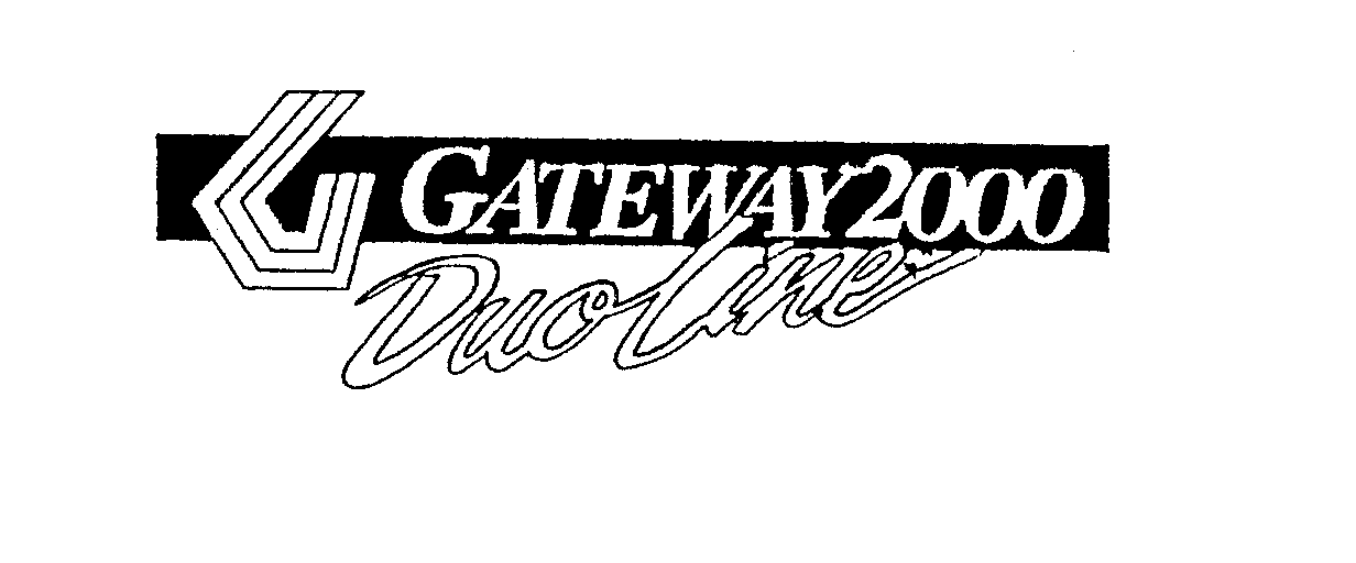 Trademark Logo GATEWAY 2000 DUOLINE