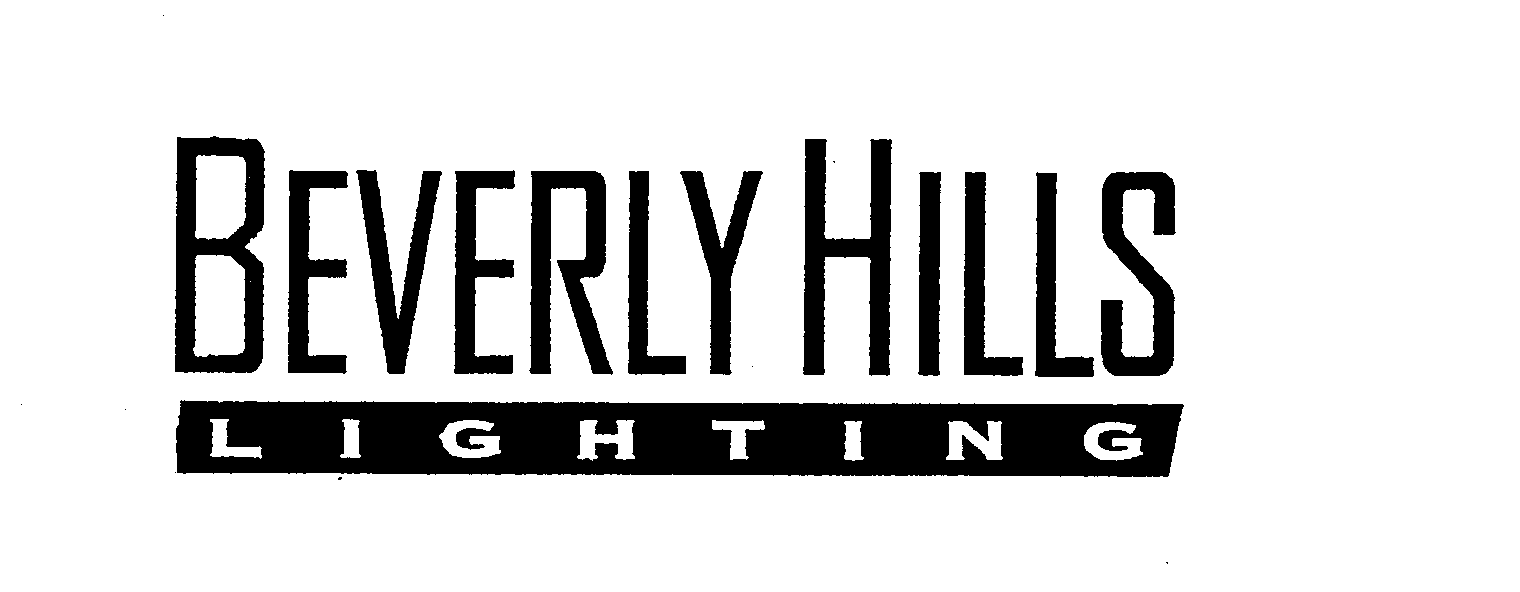 Trademark Logo BEVERLY HILLS LIGHTING