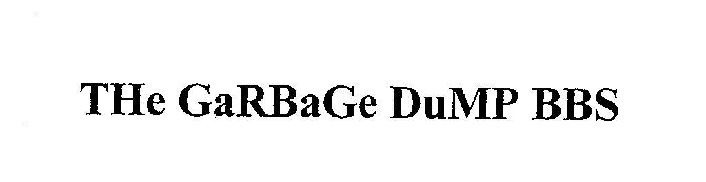  THE GARBAGE DUMP BBS