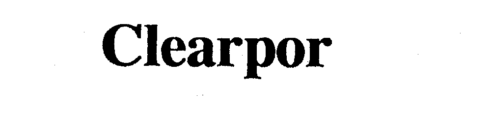 Trademark Logo CLEARPOR