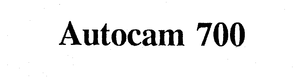 Trademark Logo AUTOCAM 700