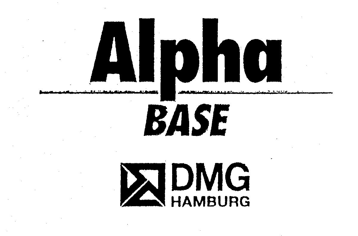 Trademark Logo ALPHA BASE DMG HAMBURG