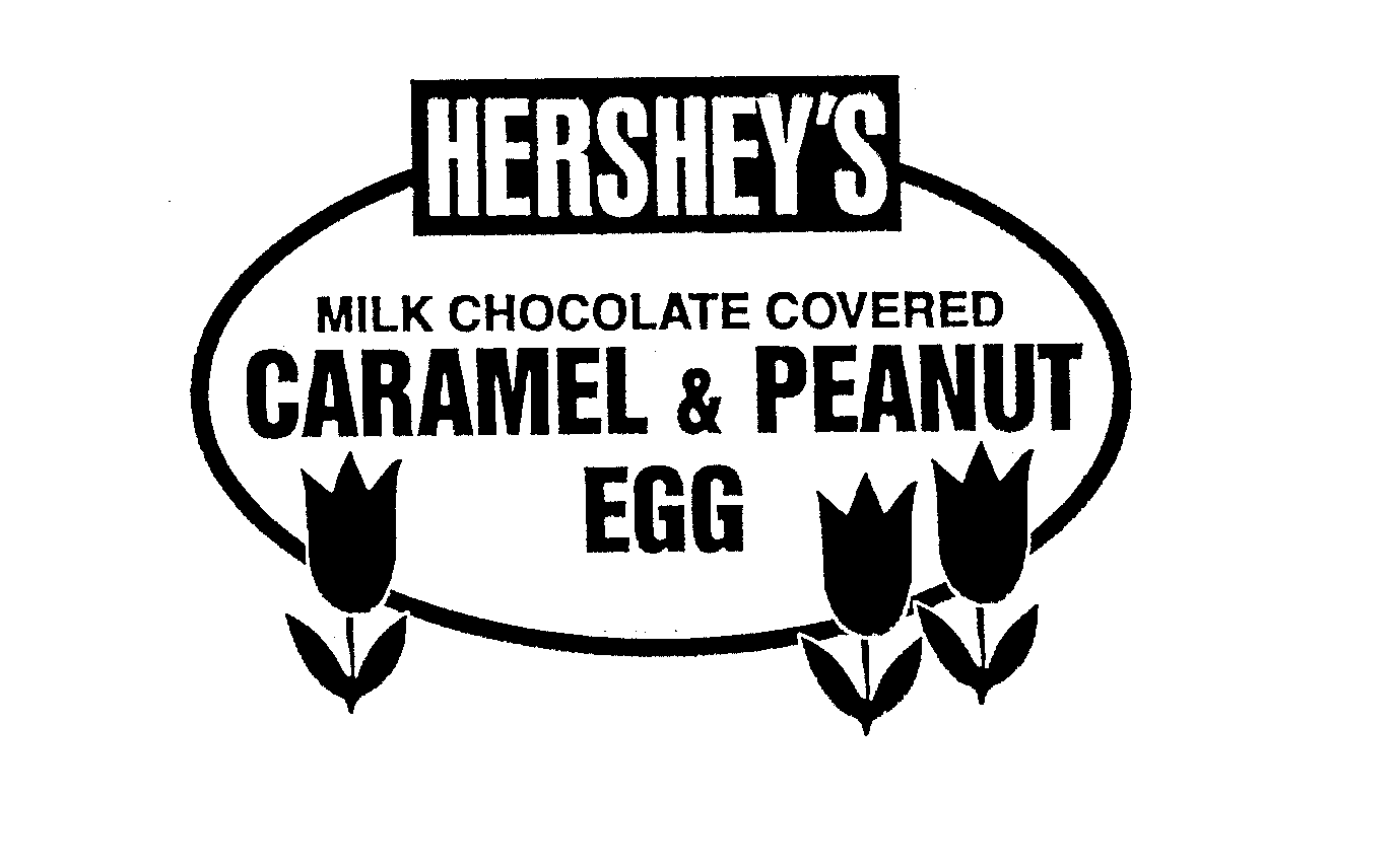 Trademark Logo HERSHEY'S MILK CHOCOLATE COVERED CARAMEL & PEANUT EGG