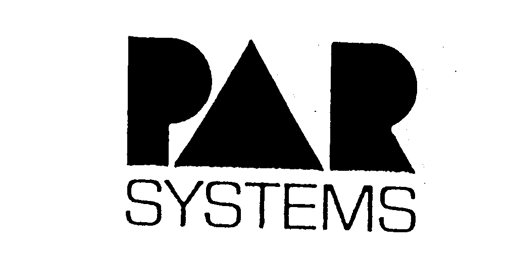 Trademark Logo PAR SYSTEMS