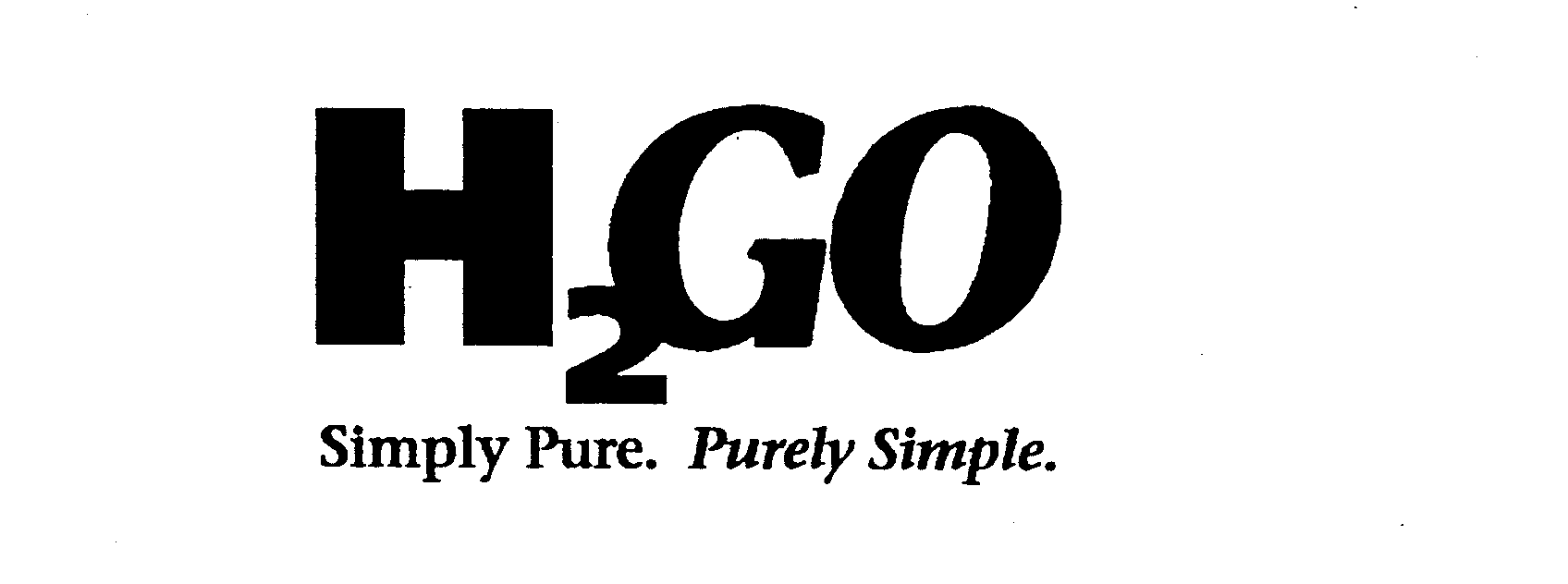  H2 GO SIMPLY PURE. PURELY SIMPLE.