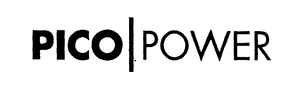 Trademark Logo PICOPOWER