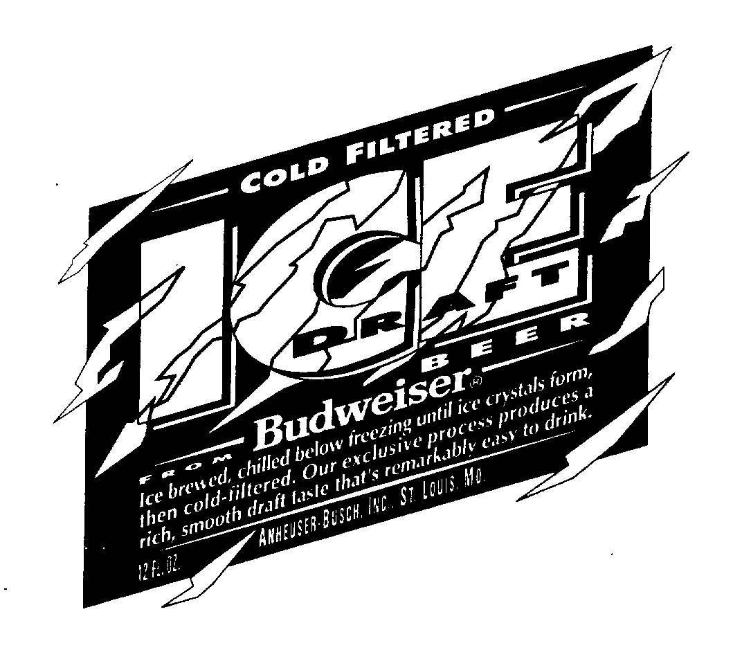  COLD FILTERED ICE DRAFT BEER FROM BUDWEISER