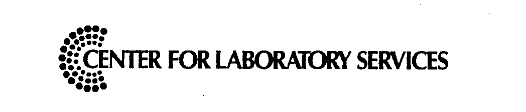 Trademark Logo CENTER FOR LABORATORY SERVICES