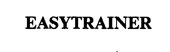 Trademark Logo EASYTRAINER