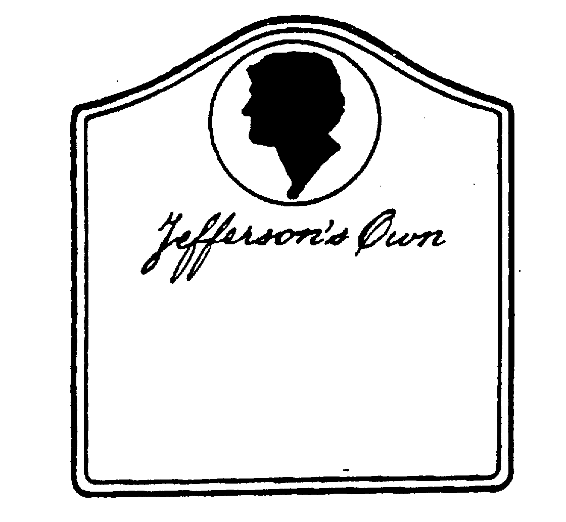 Trademark Logo JEFFERSON'S OWN