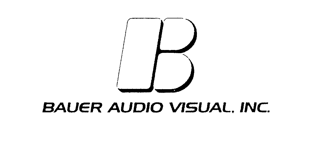 Trademark Logo B BAUER AUDIO VISUAL, INC.