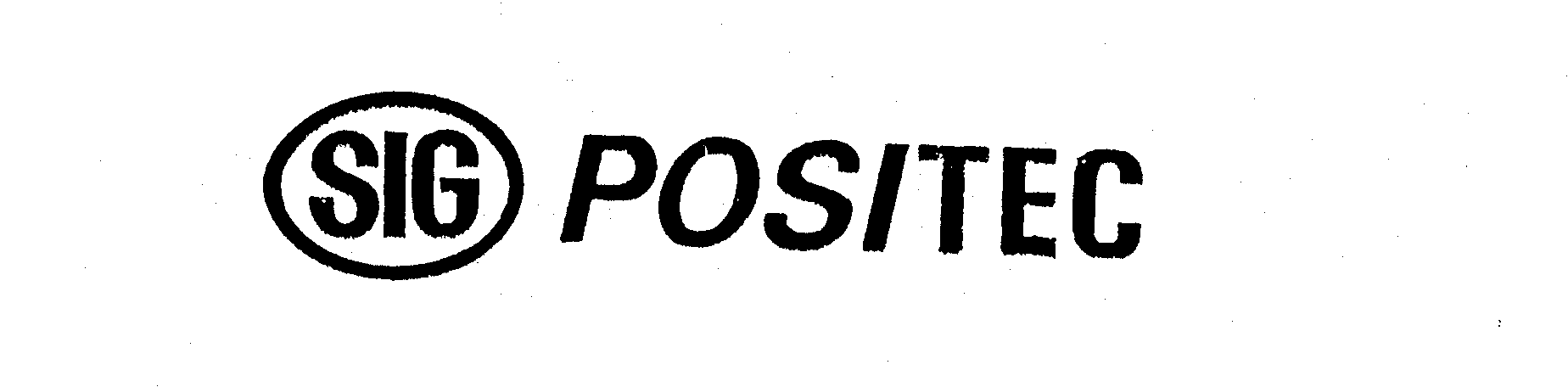 Trademark Logo SIG POSITEC