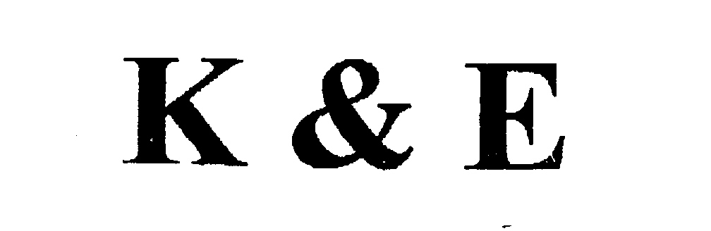 Trademark Logo K & E