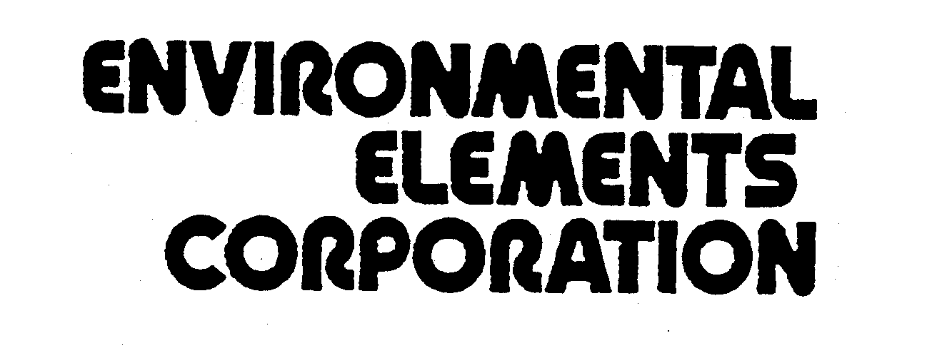 Trademark Logo ENVIRONMENTAL ELEMENTS CORPORATION