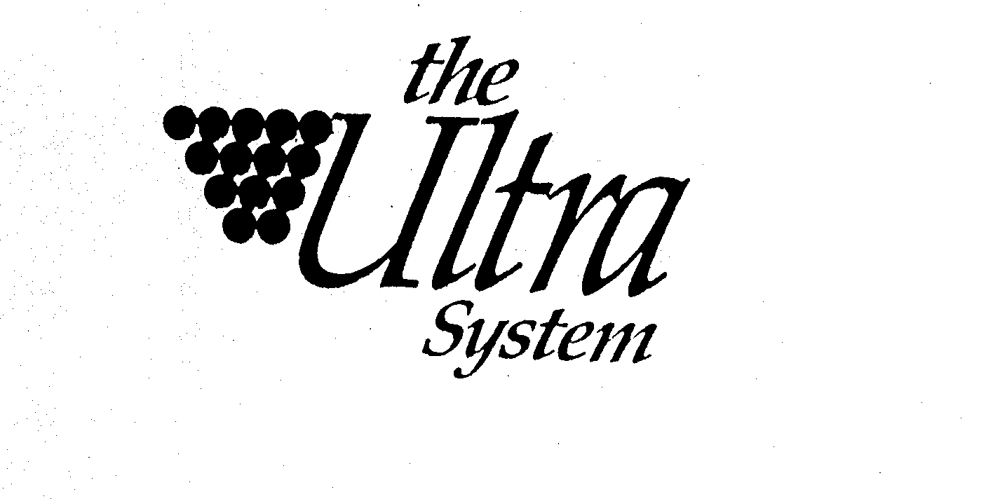 Trademark Logo THE ULTRA SYSTEM