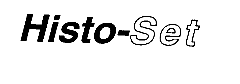 Trademark Logo HISTO-SET
