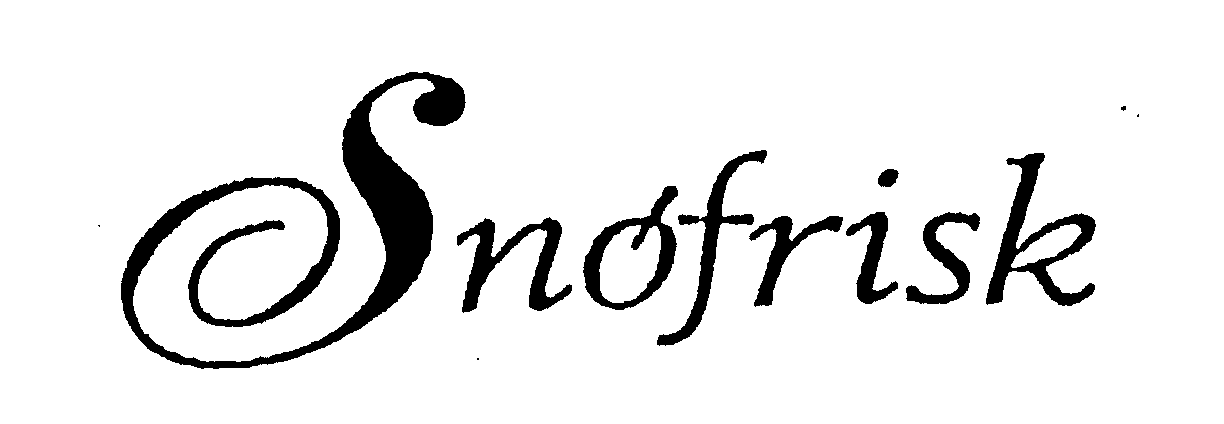 Trademark Logo SNOFRISK