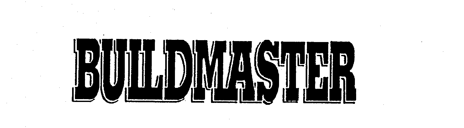 Trademark Logo BUILDMASTER