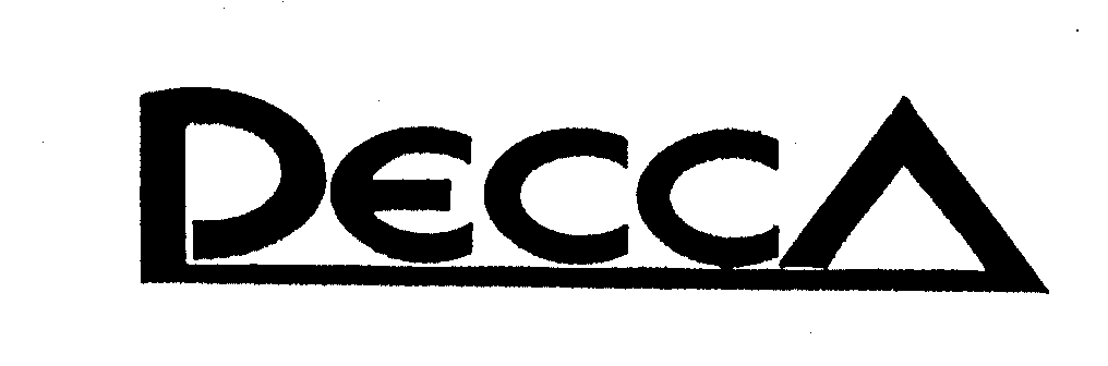 Trademark Logo DECCA