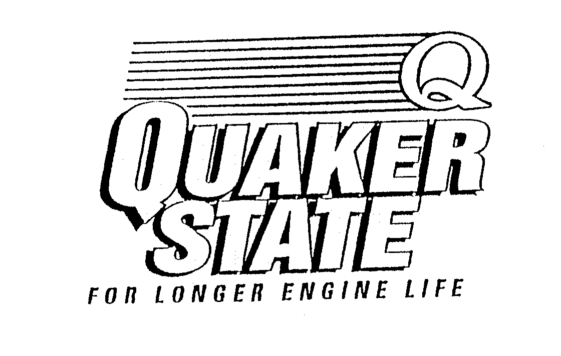 Trademark Logo Q QUAKER STATE FOR LONGER ENGINE LIFE