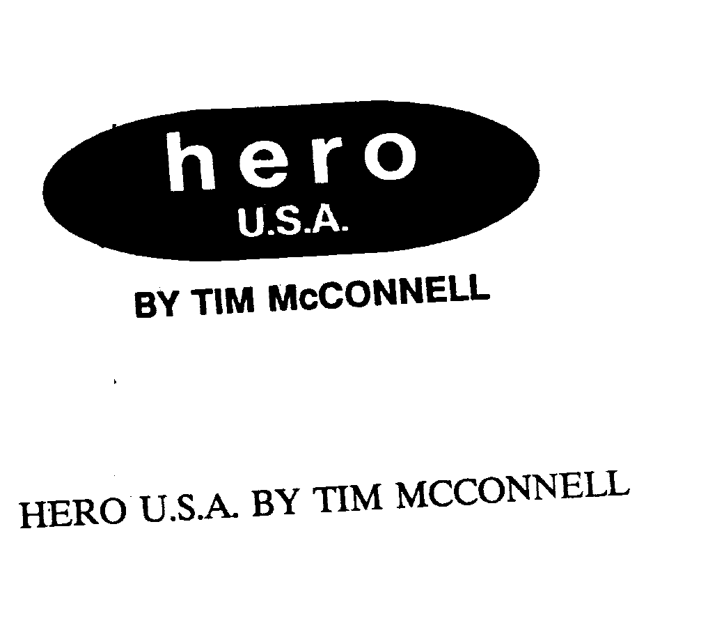 Trademark Logo HERO U.S.A. BY TIM MCCONNELL