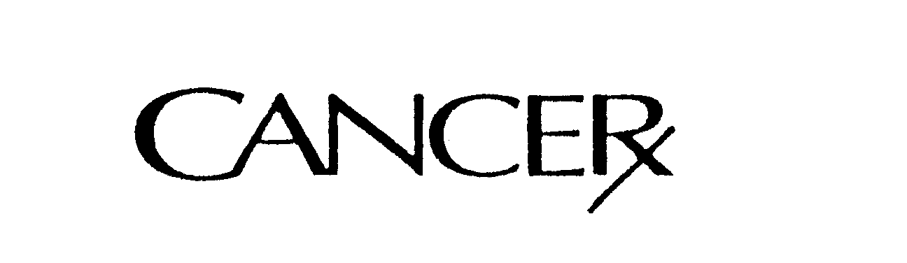 Trademark Logo CANCERX