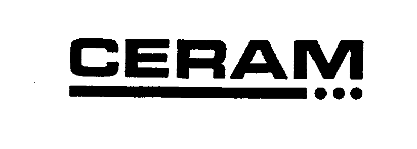 Trademark Logo CERAM