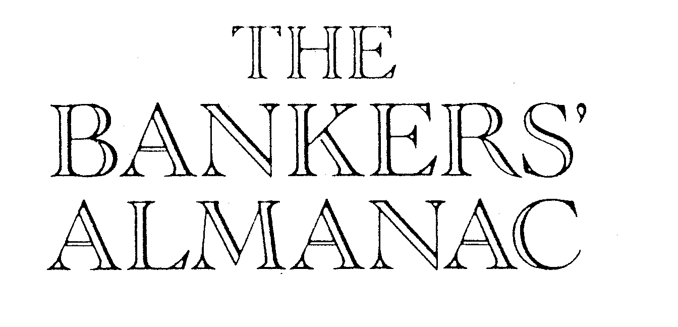 THE BANKERS' ALMANAC