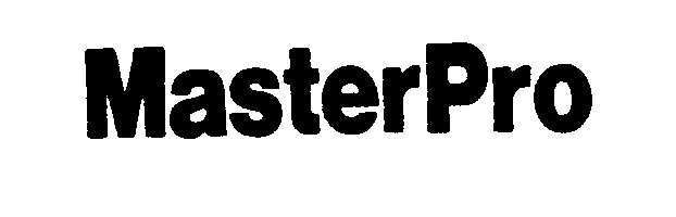 Trademark Logo MASTERPRO