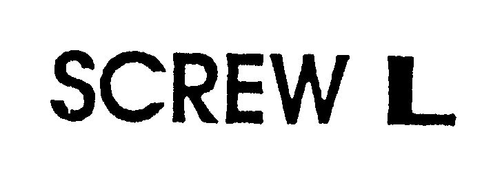 Trademark Logo SCREW L