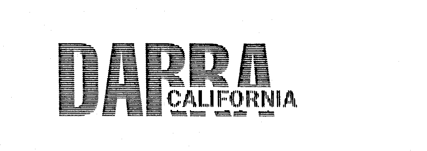 Trademark Logo DARRA CALIFORNIA