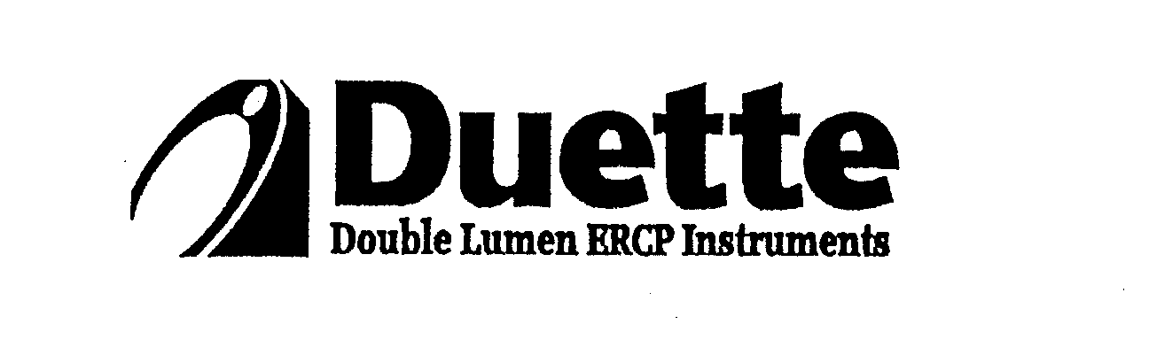  DUETTE DOUBLE LUMEN ERCP INSTRUMENTS