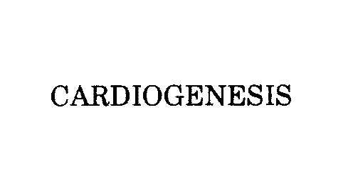 Trademark Logo CARDIOGENESIS