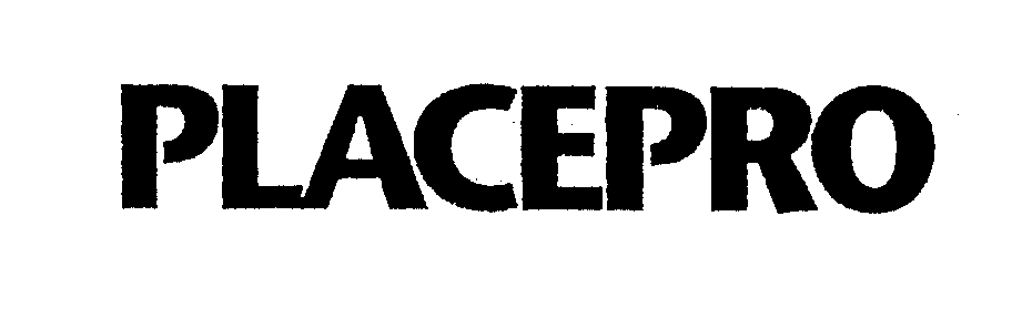 Trademark Logo PLACEPRO