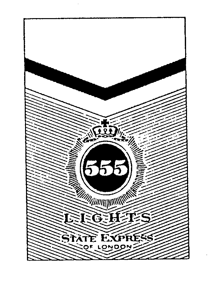 Trademark Logo 555 LIGHTS STATE EXPRESS OF LONDON