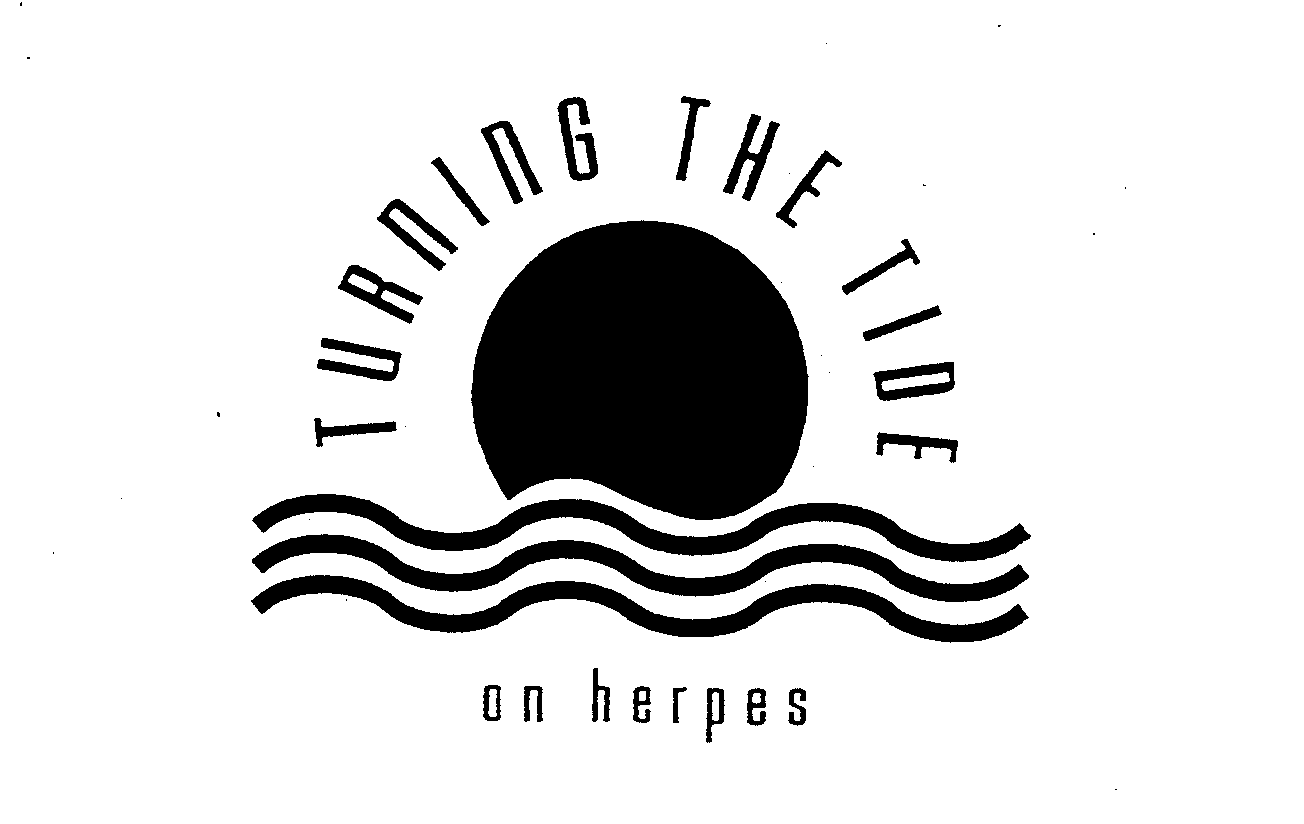 Trademark Logo TURNING THE TIDE ON HERPES