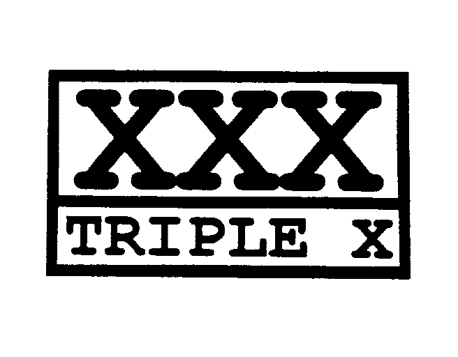 Trademark Logo XXX TRIPLE X
