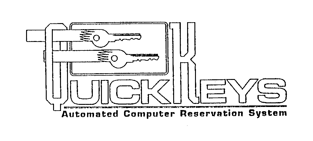  QUICK KEYS AUTOMATED COMPUTER RESERVATION SYSTEM