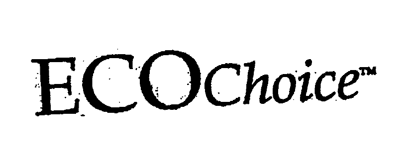 Trademark Logo ECOCHOICE