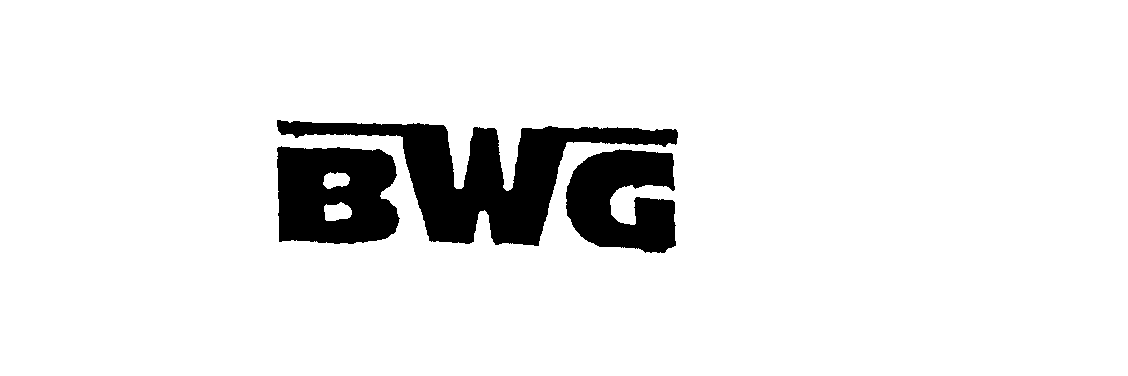 Trademark Logo BWG
