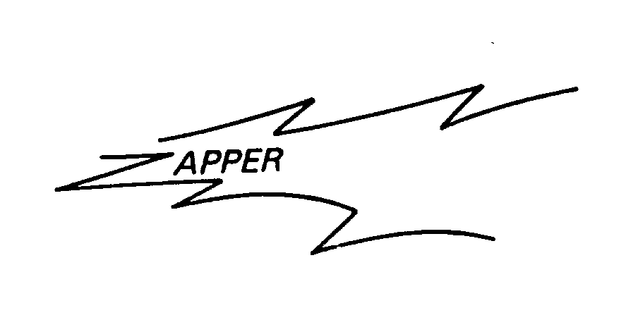 Trademark Logo ZAPPER