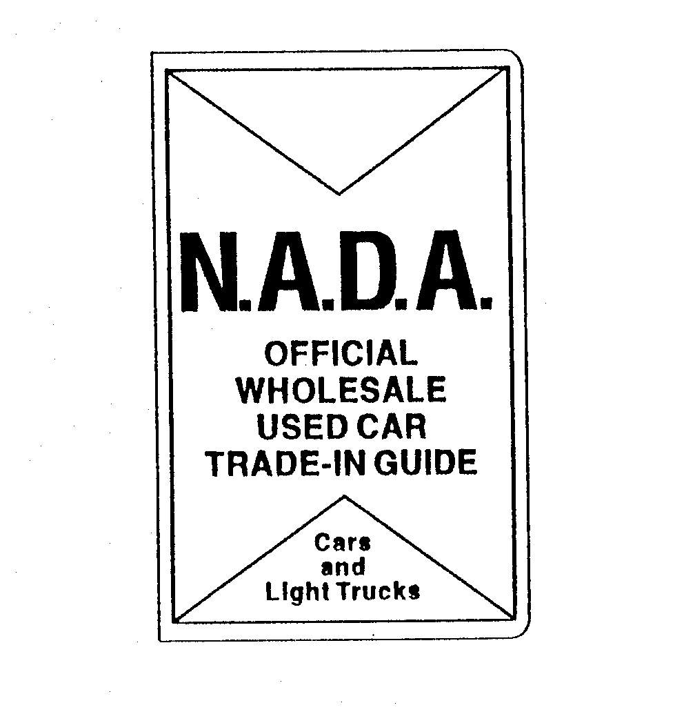  N.A.D.A. OFFICIAL WHOLESALE USED CAR TRADE-IN GUIDE CARS AND LIGHT TRUCKS