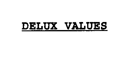  DELUX VALUES