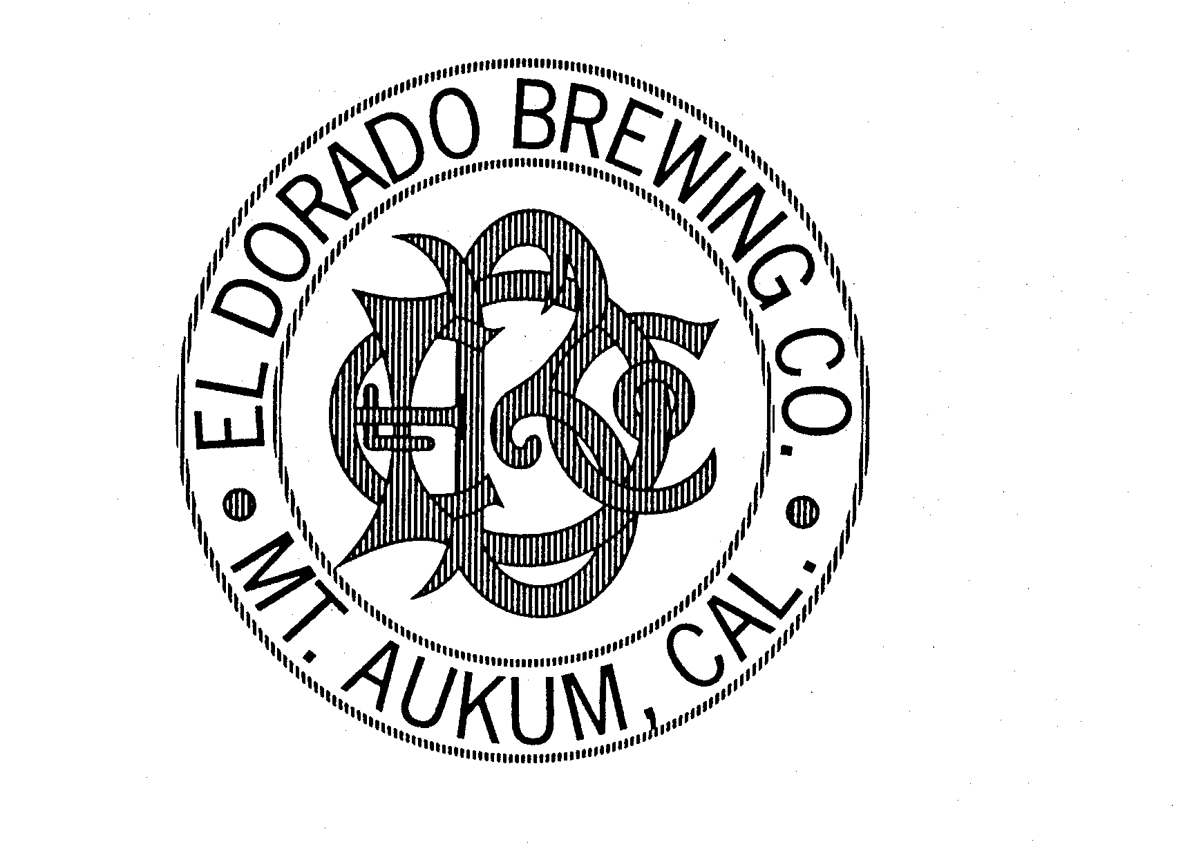  ELDBCO EL DORADO BREWING CO. MT. AUKUM, CAL.