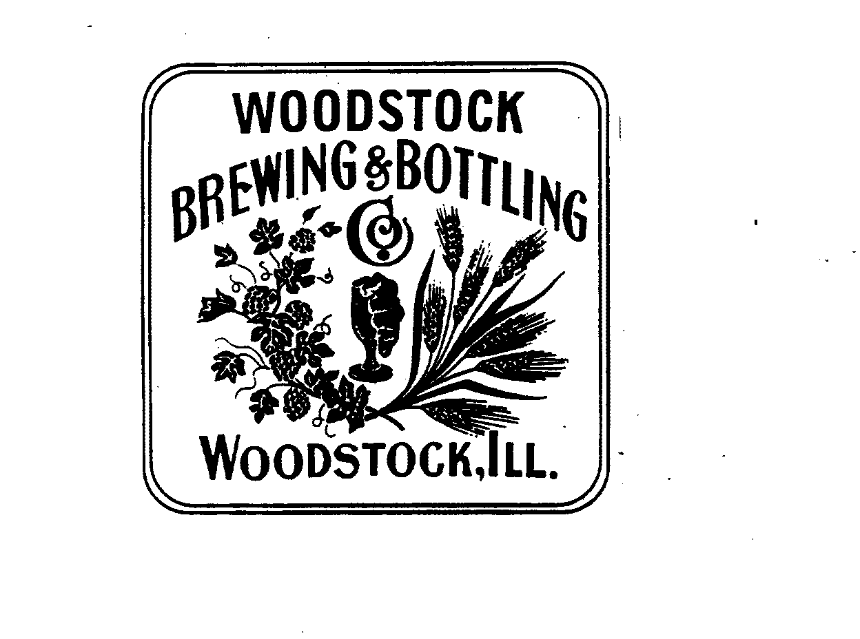 Trademark Logo WOODSTOCK BREWING & BOTTLING CO. WOODSTOCK, ILL.
